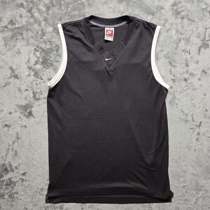 Vtg Nike Team Sport Tank Top Sleeveless Muscle Shirt Sz Youth Med Fits Men Small